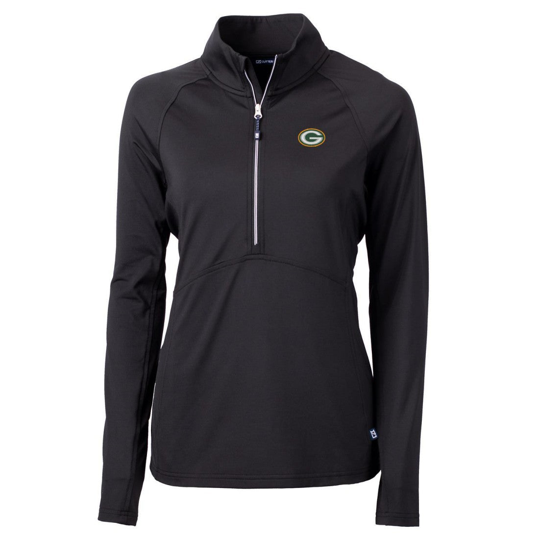 Cutter & Buck Women's Adapt Eco Knit Half-Zip Pullover Jacket - Green Bay Packers