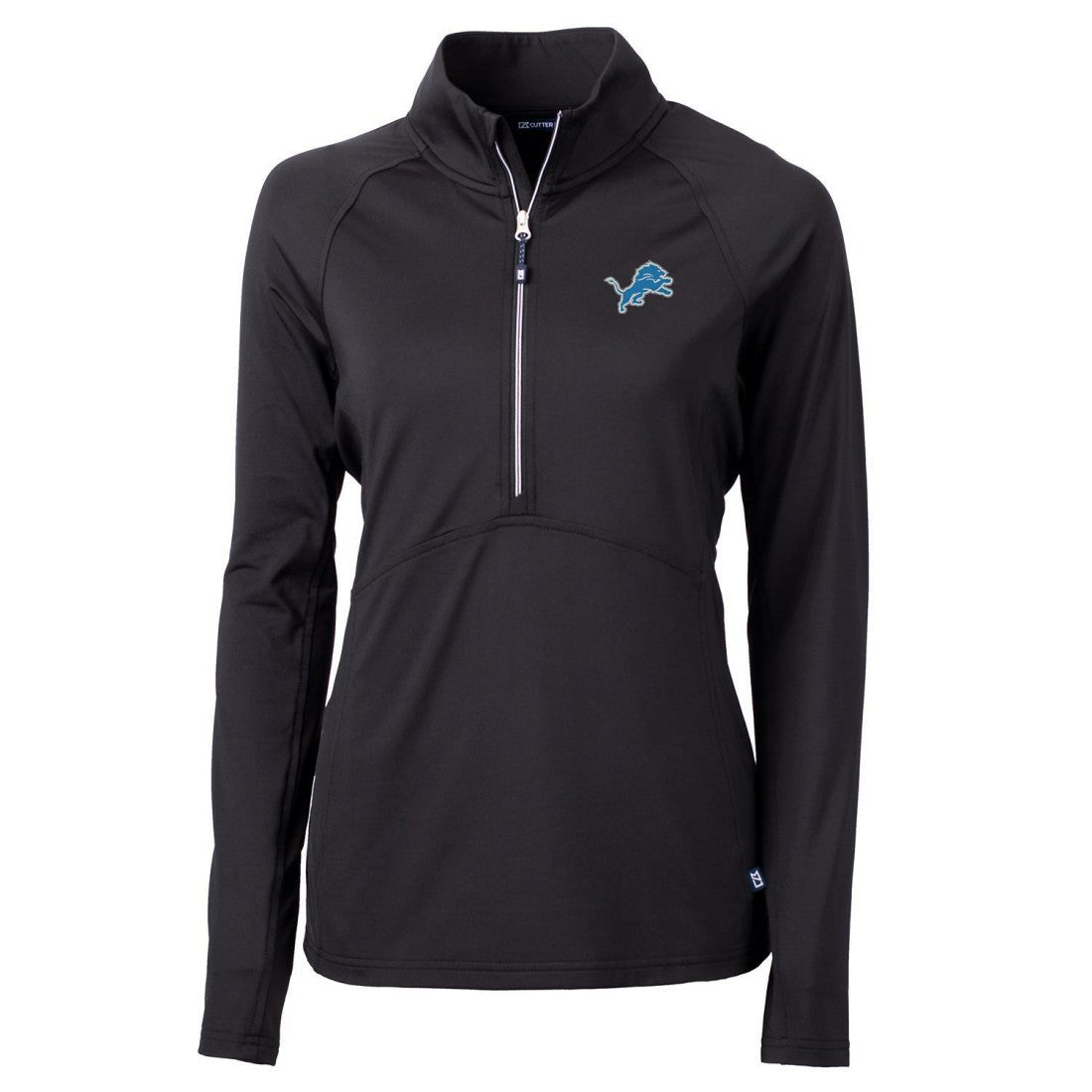 Cutter & Buck Women's Adapt Eco Knit Half-Zip Pullover Jacket - Detroit Lions
