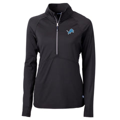 Cutter & Buck Women's Adapt Eco Knit Half-Zip Pullover Jacket - Detroit Lions