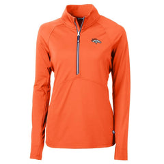 Cutter & Buck Women's Adapt Eco Knit Half-Zip Pullover Jacket - Denver Broncos