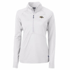 Cutter & Buck Women's Adapt Eco Knit Half-Zip Pullover Jacket - Baltimore Ravens