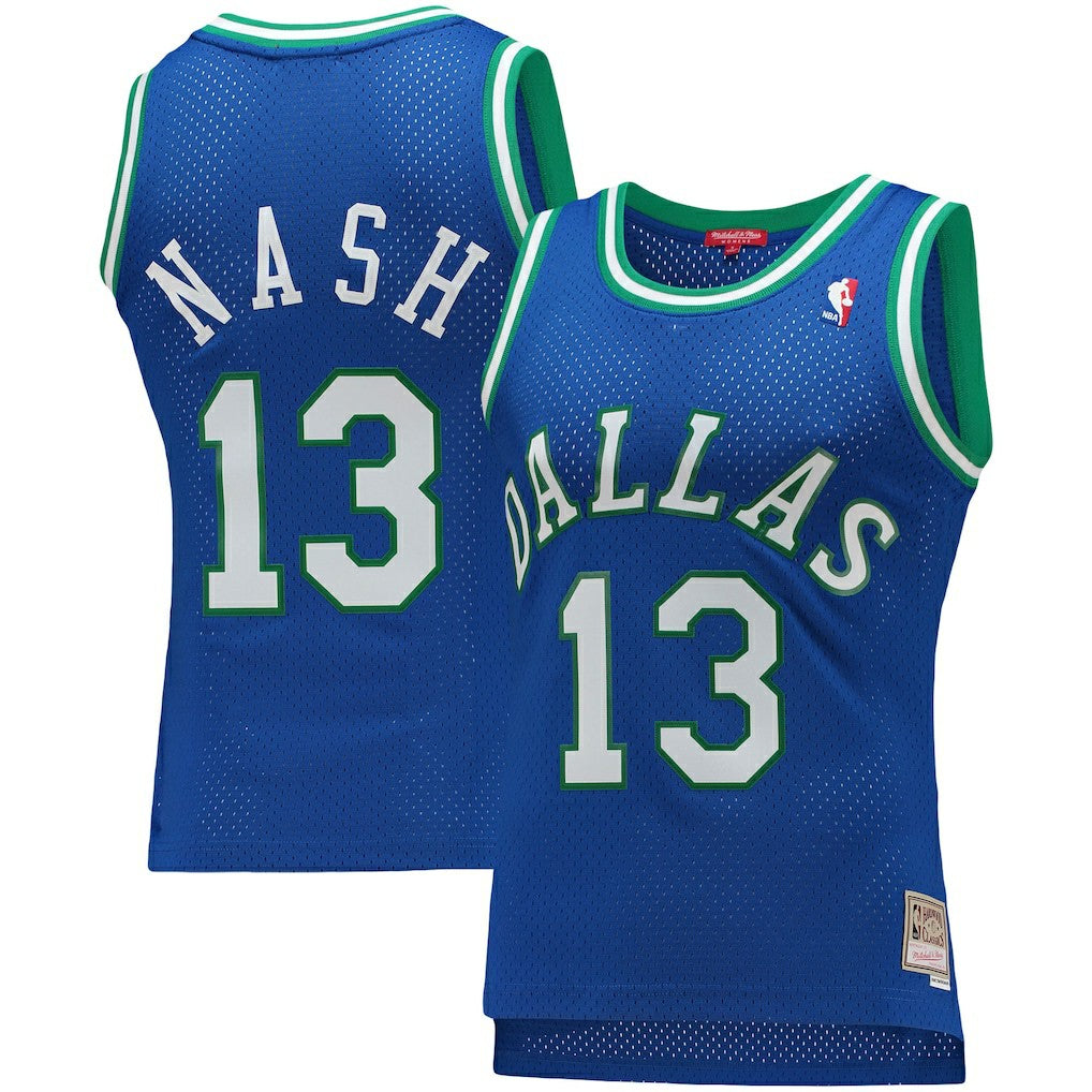NBA Steve Nash Dallas Mavericks Women's 1998/99 Hardwood Classics Swingman Jersey sale