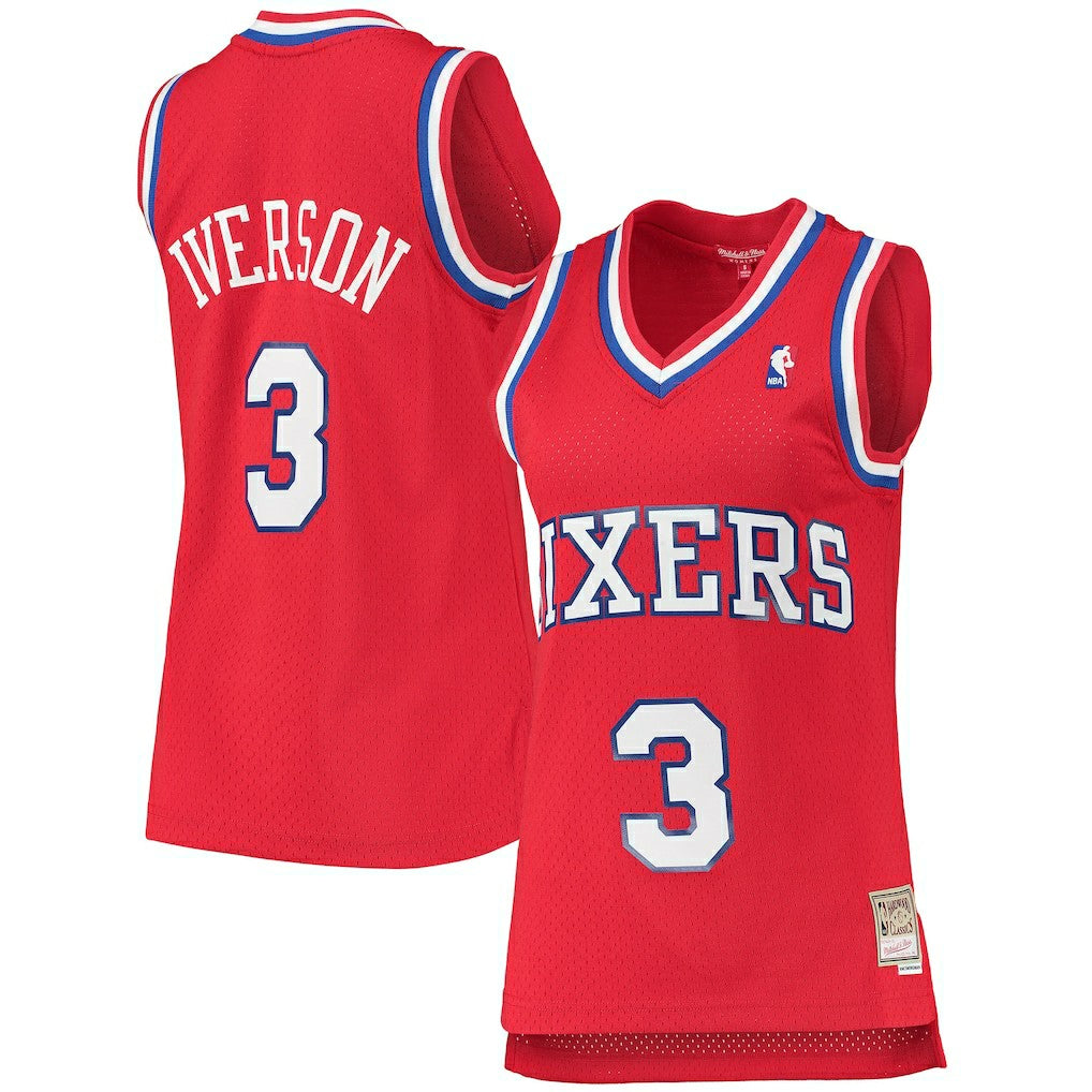 NBA Allen Iverson Philadelphia 76ers Women's 2002/03 Hardwood Classics Swingman Jersey
