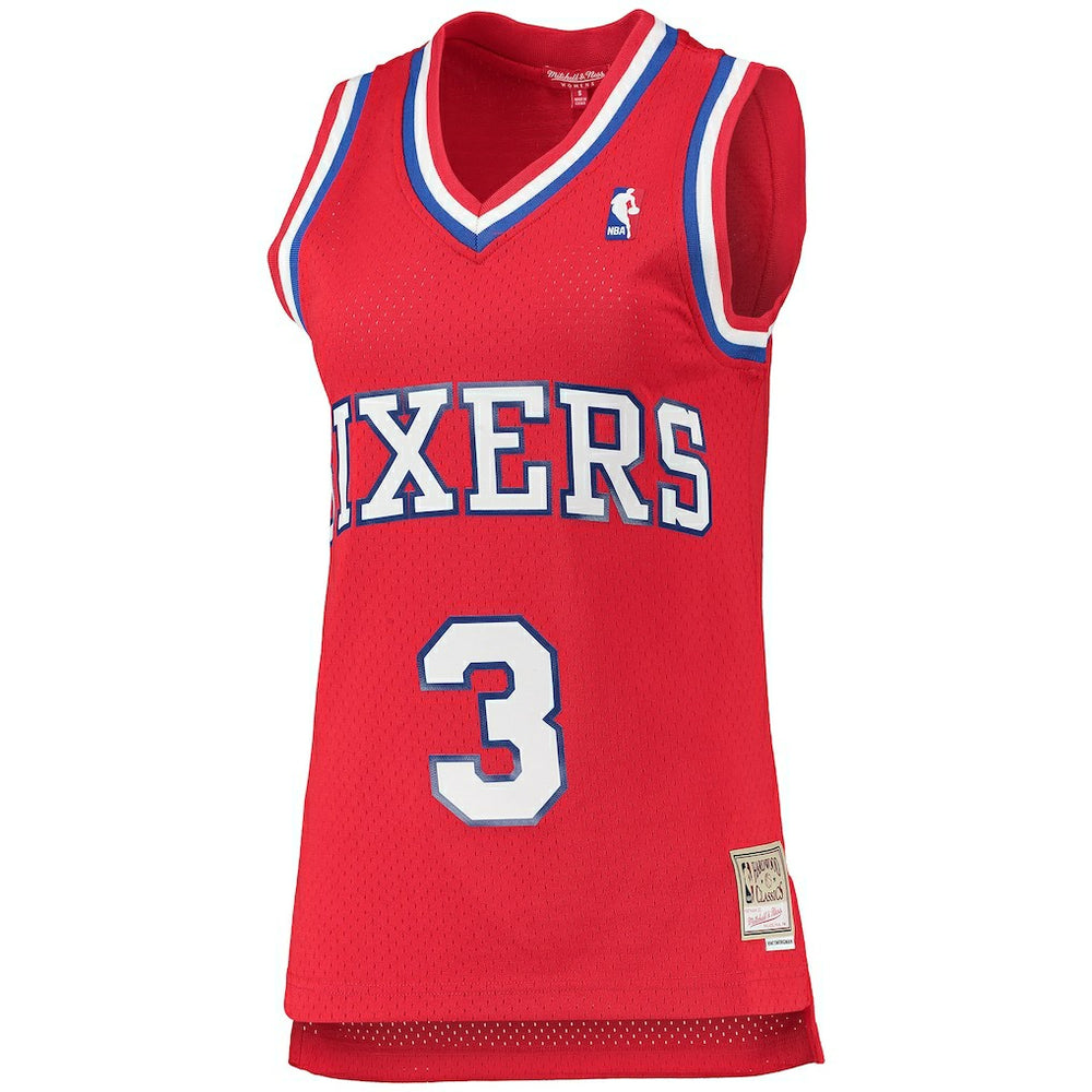 NBA Allen Iverson Philadelphia 76ers Women's 2002/03 Hardwood Classics Swingman Jersey