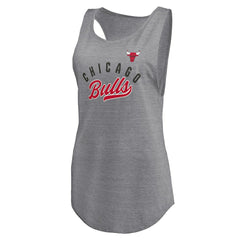 NBA Chicago Bulls Women's Quality Time Open Scoop Neck Tri-Blend Tank Top sale