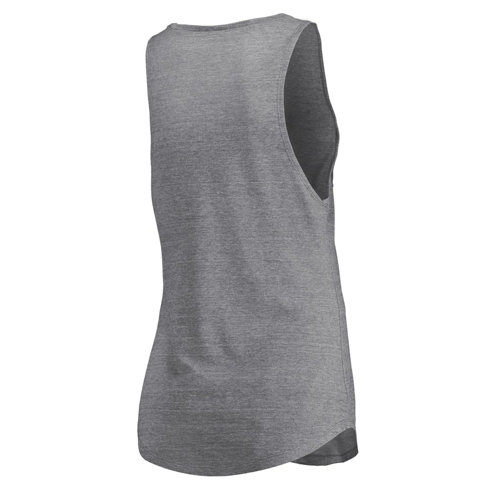 NBA Utah Jazz Women's Quality Time Open Scoop Neck Tri-Blend Tank Top
