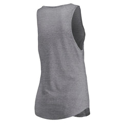 NBA Brooklyn Nets Women's Quality Time Open Scoop Neck Tri-Blend Tank Top
