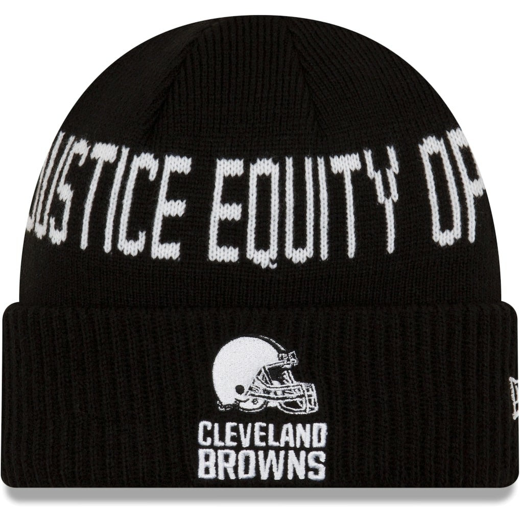 Team Social Justice Cuffed Knit Hat - Cleveland Browns