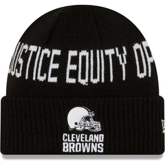 Team Social Justice Cuffed Knit Hat - Cleveland Browns