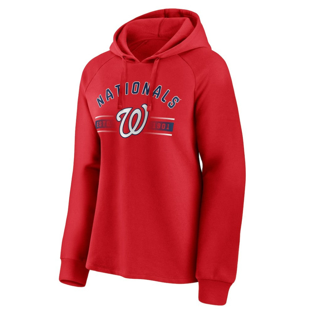 MLB Washington Nationals Fanatics Women's Perfect Play Raglan Pullover Hoodie