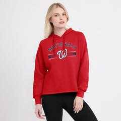 MLB Washington Nationals Fanatics Women's Perfect Play Raglan Pullover Hoodie