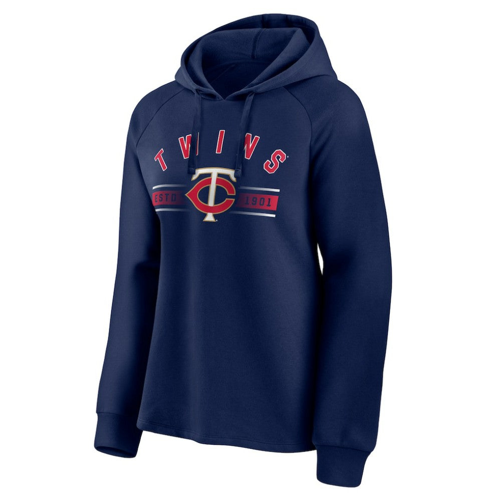 MLB Minnesota Twins Fanatics Women's Perfect Play Raglan Pullover Hoodie