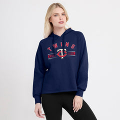 MLB Minnesota Twins Fanatics Women's Perfect Play Raglan Pullover Hoodie