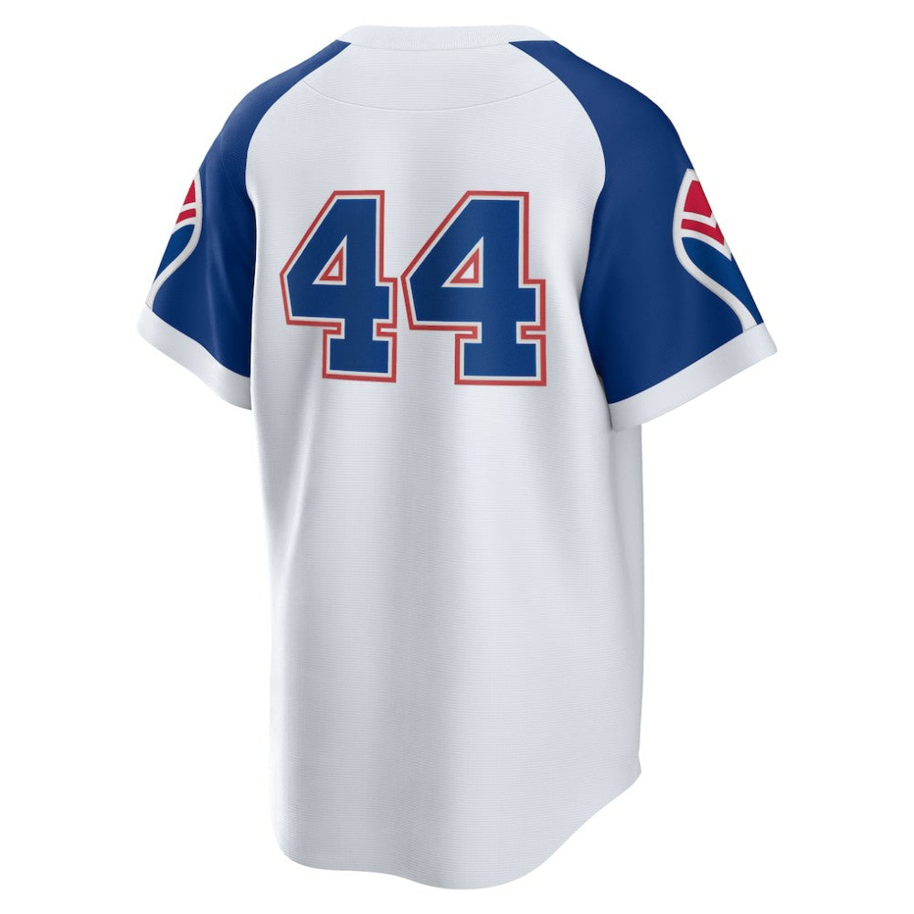 MLB Hank Aaron Atlanta Braves Nike Home Cooperstown Collection Player Jersey