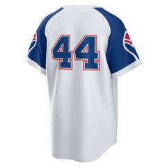 MLB Hank Aaron Atlanta Braves Nike Home Cooperstown Collection Player Jersey