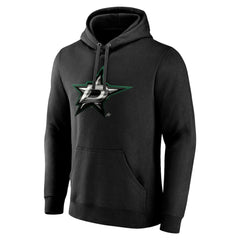 NHL Black Dallas Stars Personalized Midnight Mascot Logo Pullover Hoodie