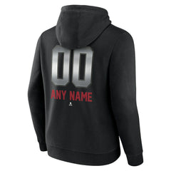 NHL Black Montreal Canadiens Personalized Midnight Mascot Logo Pullover Hoodie