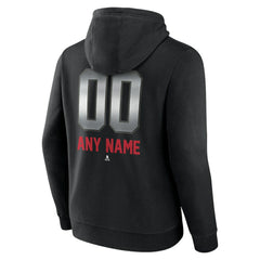 NHL Black New Jersey Devils Personalized Midnight Mascot Logo Pullover Hoodie