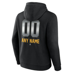 NHL Black Pittsburgh Penguins Personalized Midnight Mascot Logo Pullover Hoodie