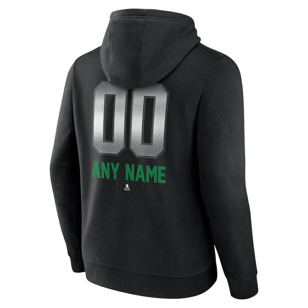 NHL Black Vancouver Canucks Personalized Midnight Mascot Logo Pullover Hoodie