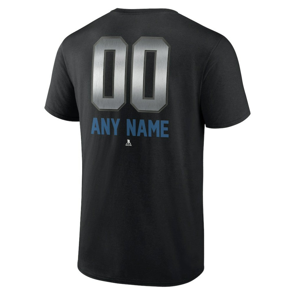 NHL Black Colorado Avalanche Personalized Midnight Mascot Logo T-Shirt