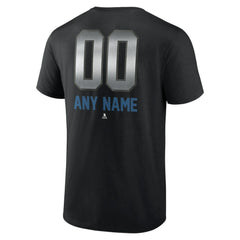 NHL Black Colorado Avalanche Personalized Midnight Mascot Logo T-Shirt