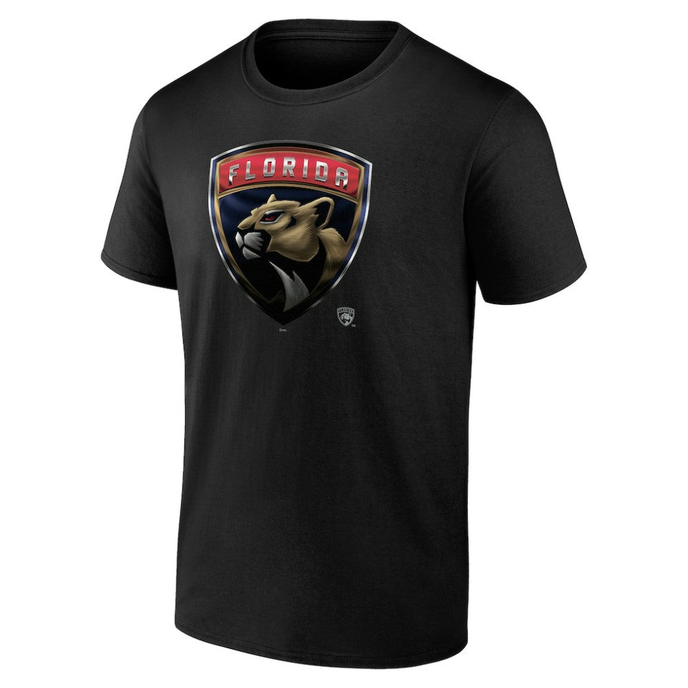 NHL Black Florida Panthers Personalized Midnight Mascot Logo T-Shirt