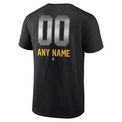 NHL Black Nashville Predators Personalized Midnight Mascot Logo T-Shirt