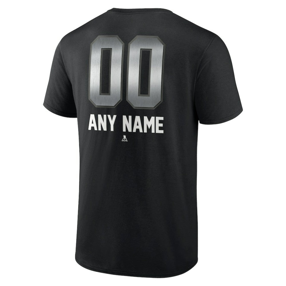 NHL Black Tampa Bay Lightning Personalized Midnight Mascot Logo T-Shirt