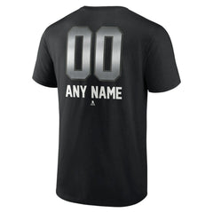 NHL Black Tampa Bay Lightning Personalized Midnight Mascot Logo T-Shirt