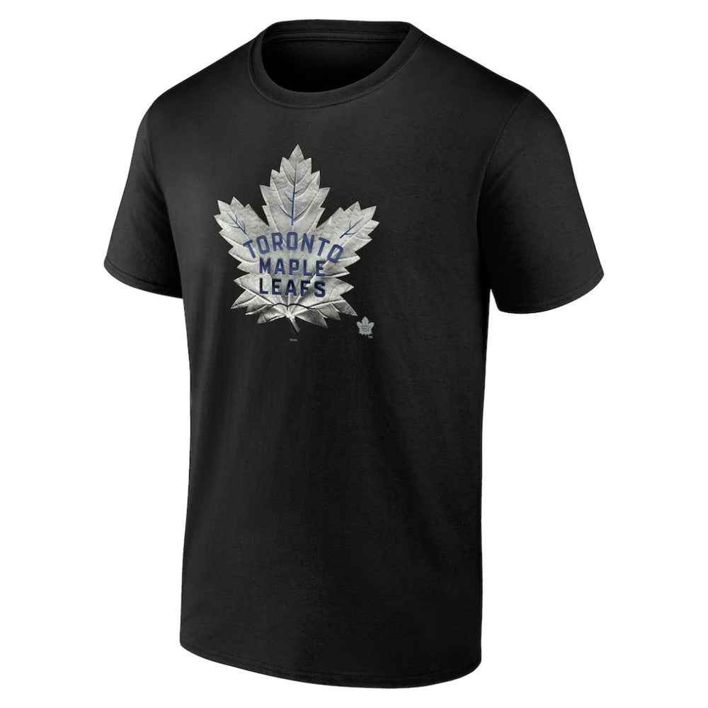 NHL Black Toronto Maple Leafs Personalized Midnight Mascot Logo T-Shirt