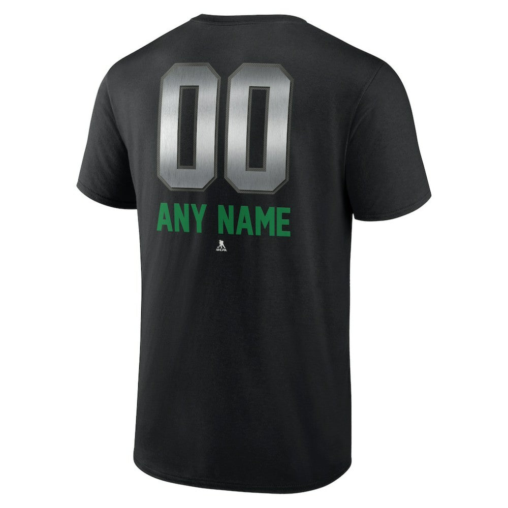 NHL Black Vancouver Canucks Personalized Midnight Mascot Logo T-Shirt