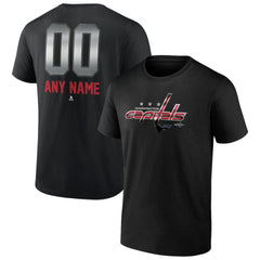 NHL Black Washington Capitals Personalized Midnight Mascot Logo T-Shirt