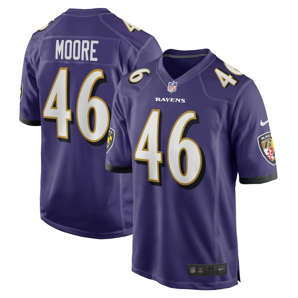 Nick Moore  Game Jersey - Baltimore Ravens