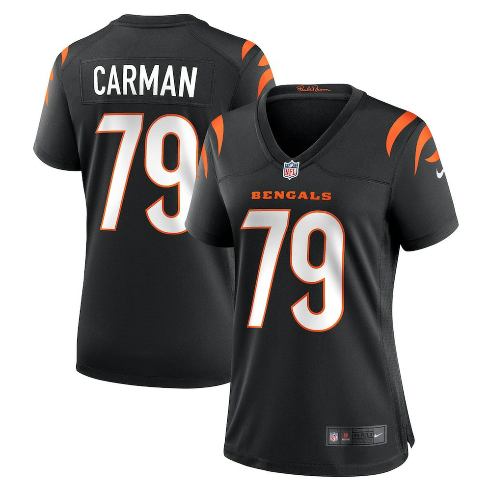 Jackson Carman  Women's Game Jersey - Cincinnati Bengals
