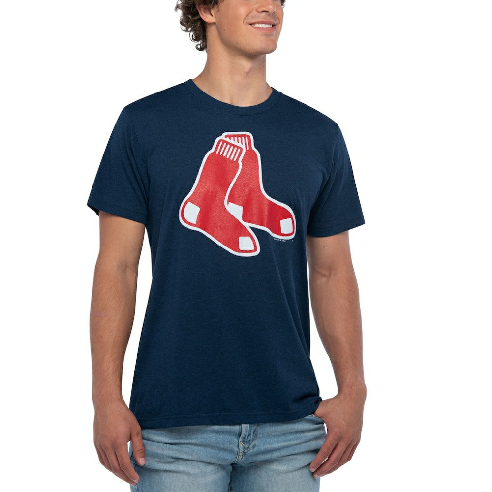 MLB Boston Red Sox Homage Hand-Drawn Logo Tri-Blend T-Shirt