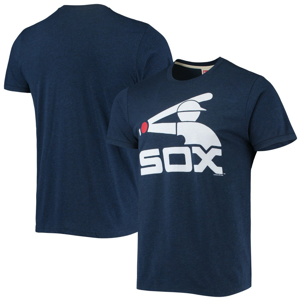 MLB Chicago White Sox Homage Hand-Drawn Logo Tri-Blend T-Shirt