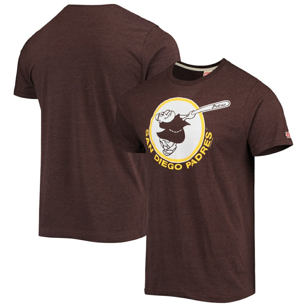 MLB San Diego Padres Homage Hand-Drawn Logo Tri-Blend T-Shirt