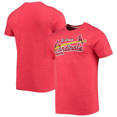 MLB St. Louis Cardinals Homage Hand-Drawn Logo Tri-Blend T-Shirt