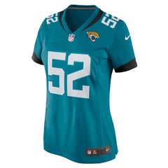 DaVon Hamilton  Women's Game Jersey - Jacksonville Jaguars