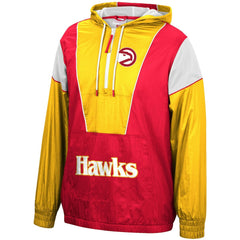NBA Atlanta Hawks Hardwood Classics Highlight Reel Windbreaker Half-Zip Hoodie Jacket