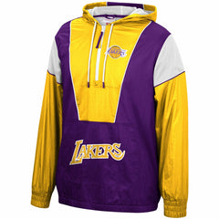 NBA Los Angeles Lakers Hardwood Classics Highlight Reel Windbreaker Half-Zip Hoodie Jacket