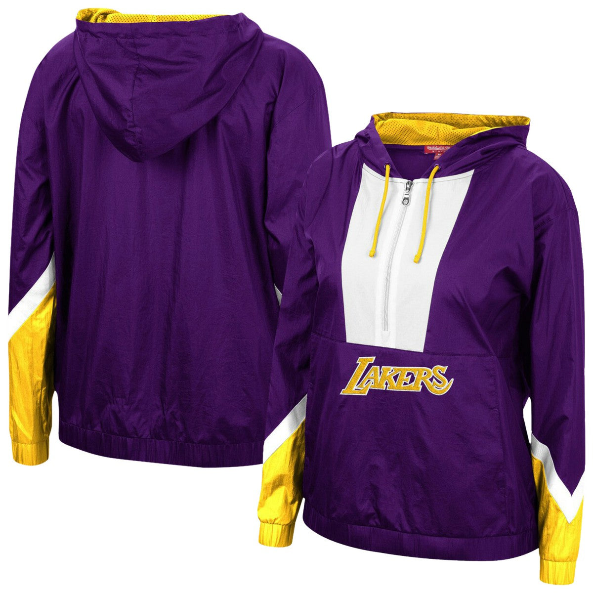 NBA Los Angeles Lakers Women's Half-Zip Windbreaker 2.0 Hoodie