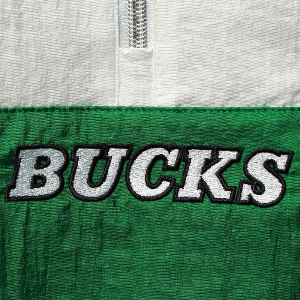 NBA Milwaukee Bucks Women's Half-Zip Windbreaker 2.0 Hoodie