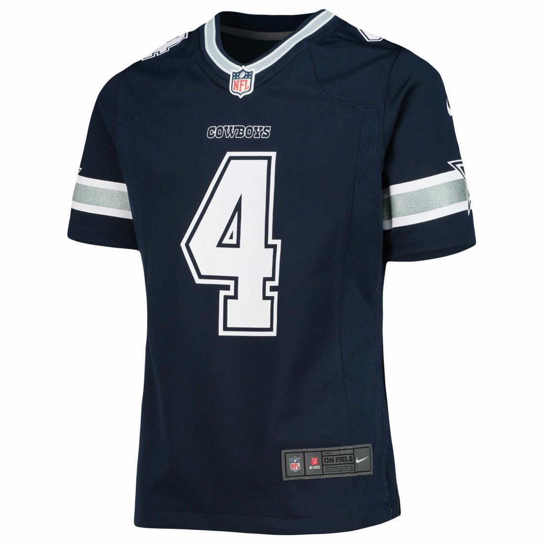 Dak Prescott  Girls Youth Team Game Jersey - Dallas Cowboys