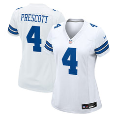 Dak Prescott  Women's Team Game Jersey - Dallas Cowboys