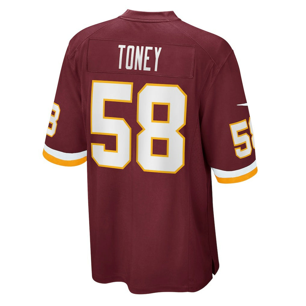 Shaka Toney Washington Football Team Game Jersey - Washington Commanders
