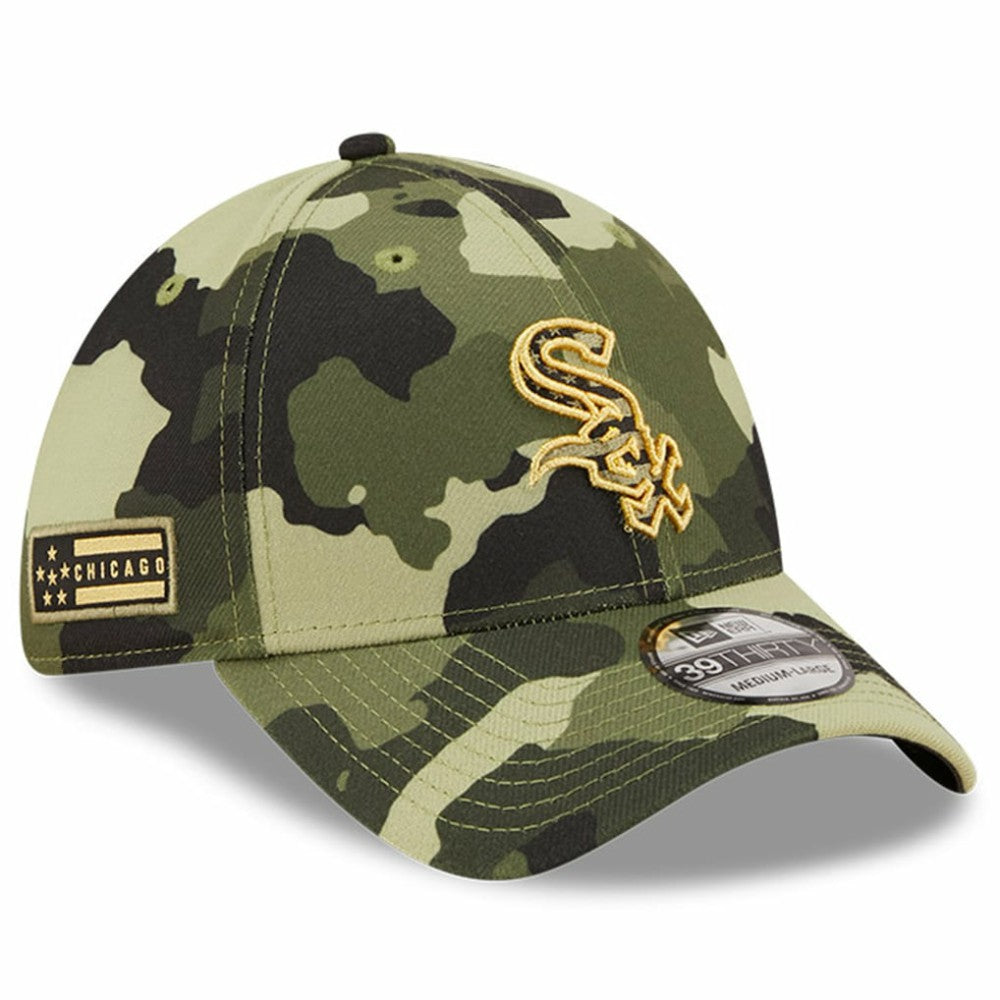 MLB Chicago White Sox New Era 2022 Armed Forces Day 39THIRTY Flex Hat