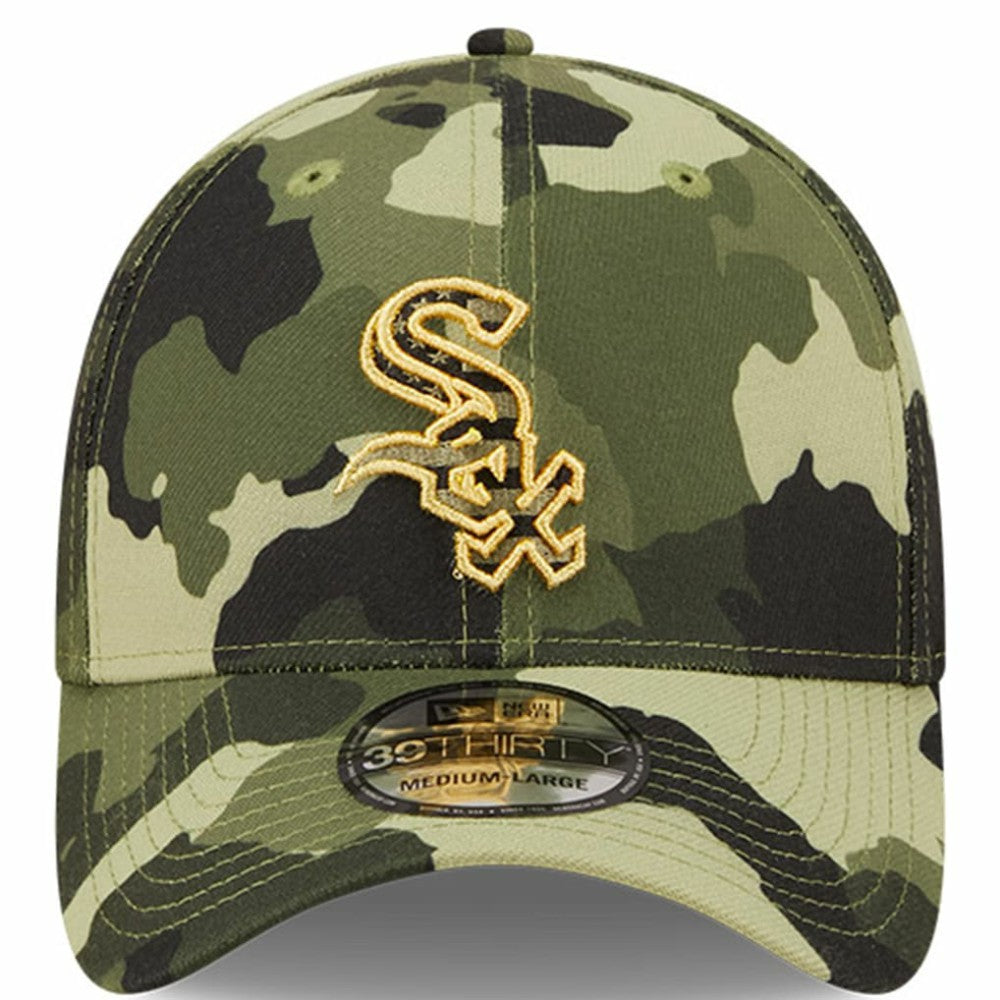 MLB Chicago White Sox New Era 2022 Armed Forces Day 39THIRTY Flex Hat