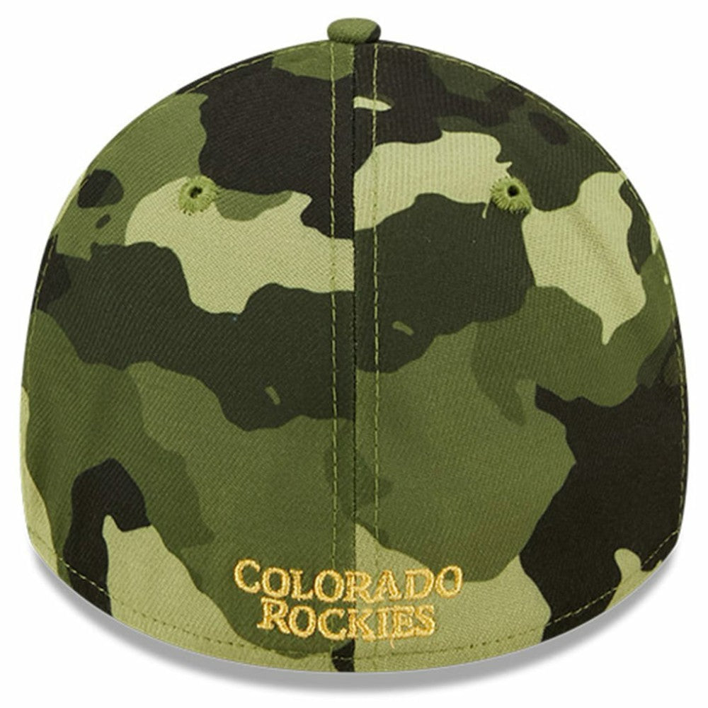 MLB Colorado Rockies New Era 2022 Armed Forces Day 39THIRTY Flex Hat